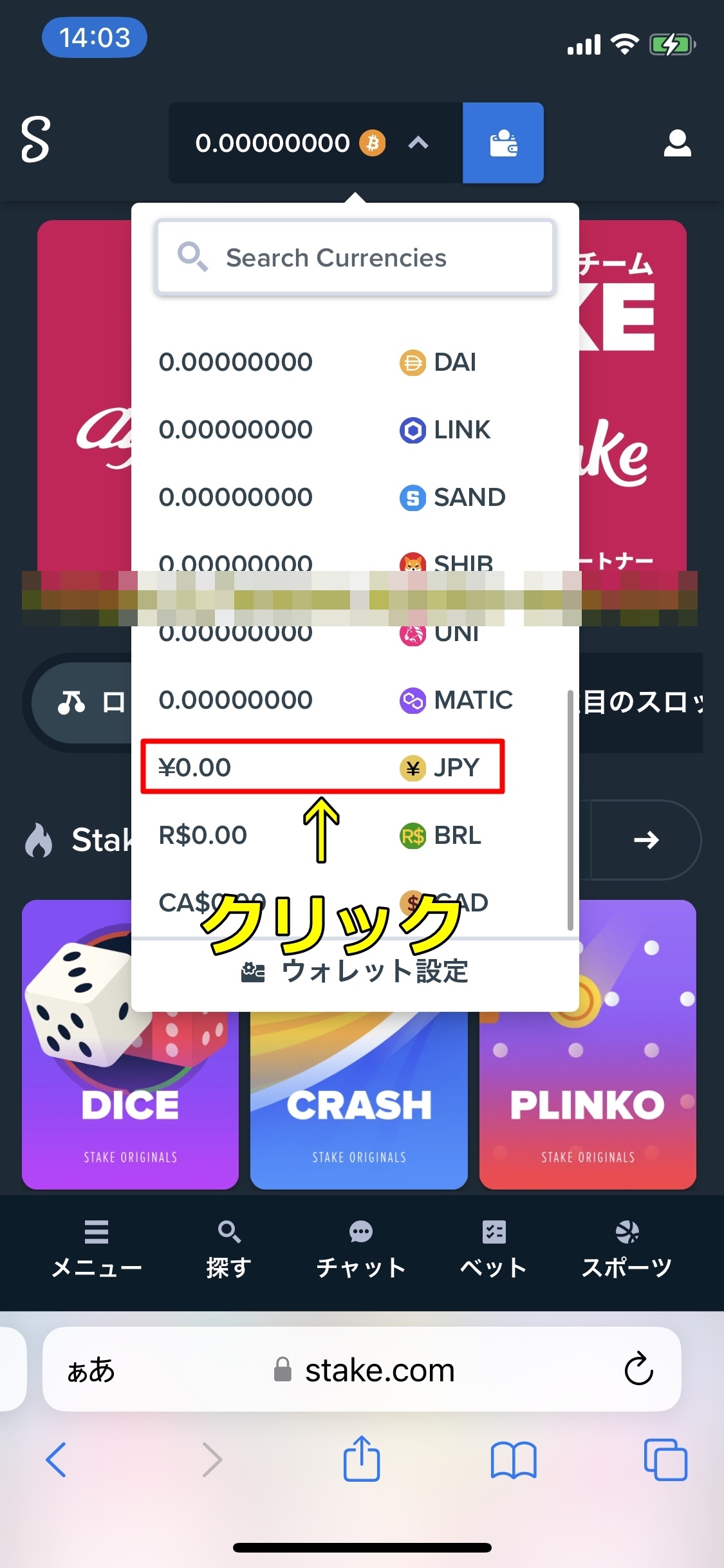 ステークカジノ