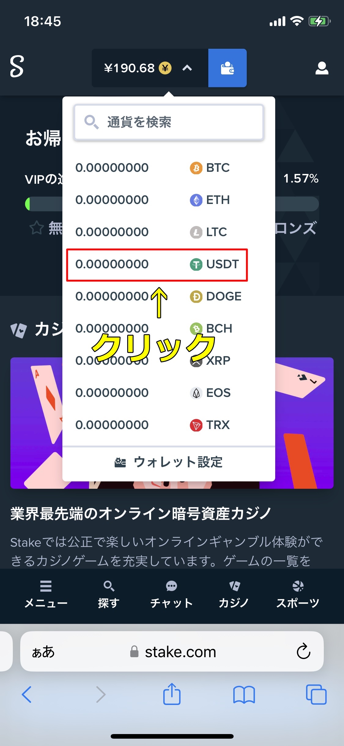 ステークカジノ