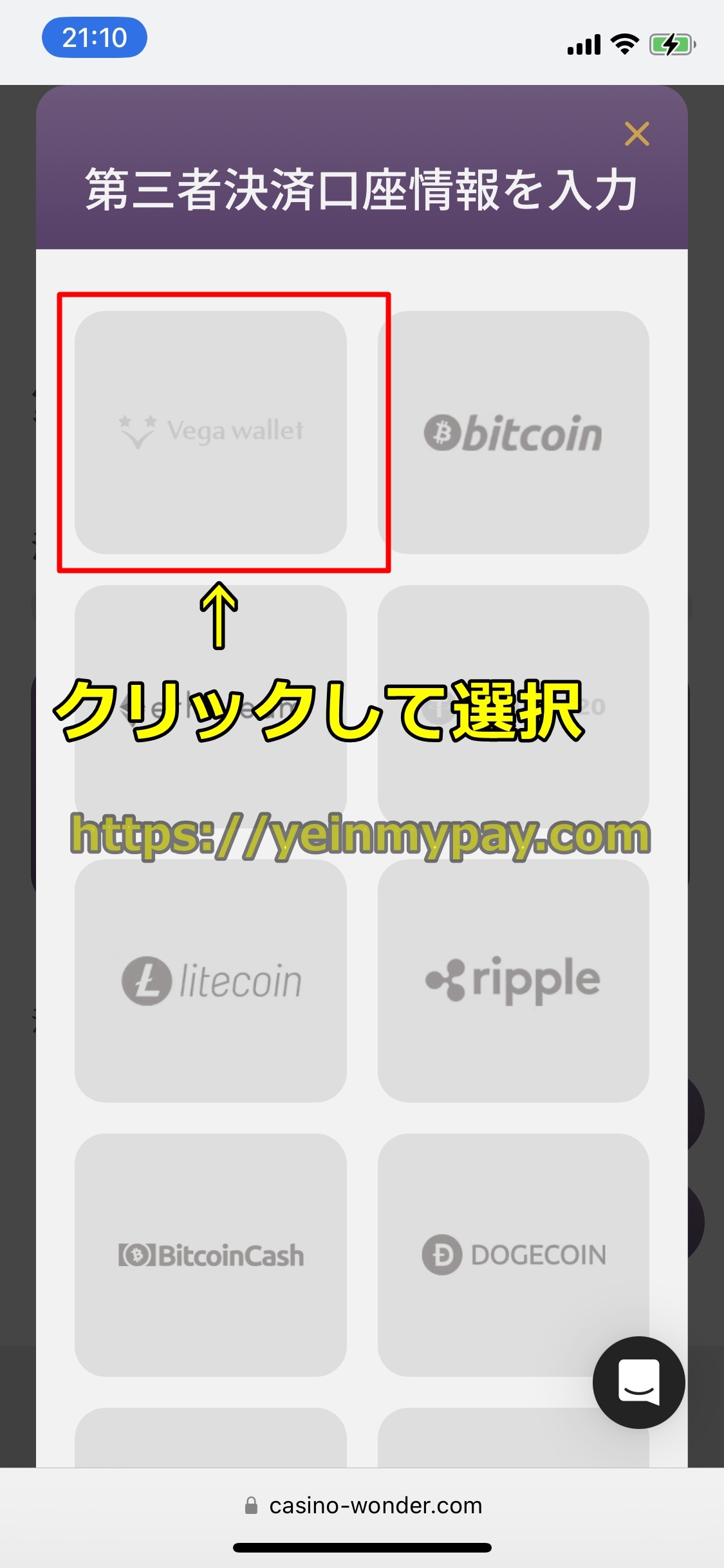 ワンダーカジノ
